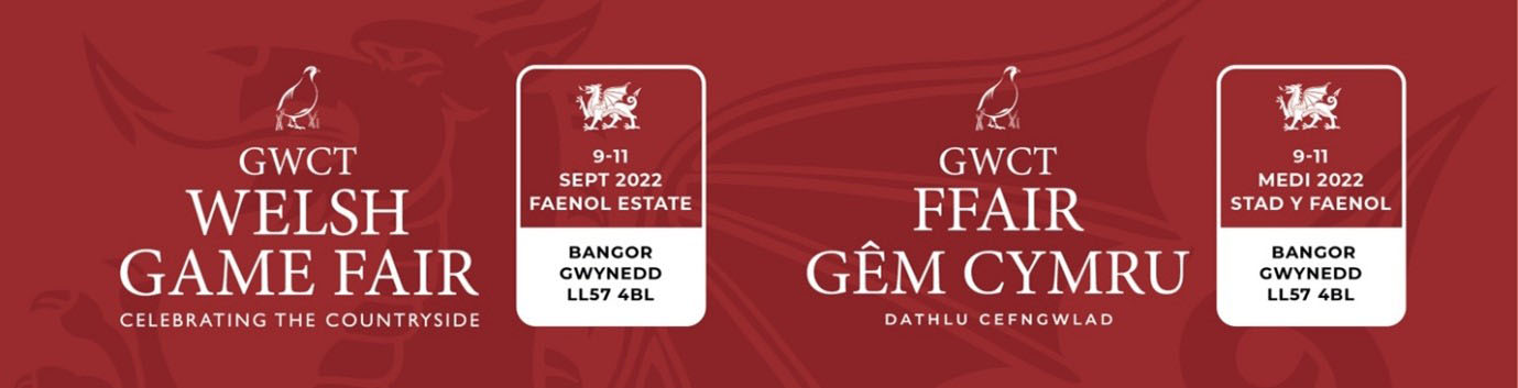 Ffair Gêm Cymru GWCT gyntaf i’w chynnal ar ystâd hanesyddol Y Faenol 9-11 Medi 2022